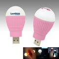 Light Bulb USB LED Light-Pink